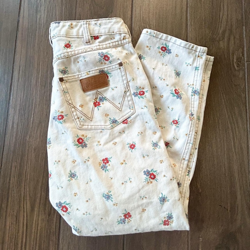 Wrangler x Billabong floral jeans